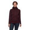Kurtka damska Factor Hoody Black Diamond - Bordowy