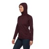 Kurtka damska Factor Hoody Black Diamond - Bordowy