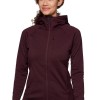 Kurtka damska Factor Hoody Black Diamond - Bordowy