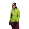 Dawn Patrol Hybrid Shell Black Diamond women's ski jacket - Aloe-Blackberry