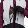 Veste de ski femme Dawn Patrol Hybrid Shell Black Diamond - White-Blackberry-Black