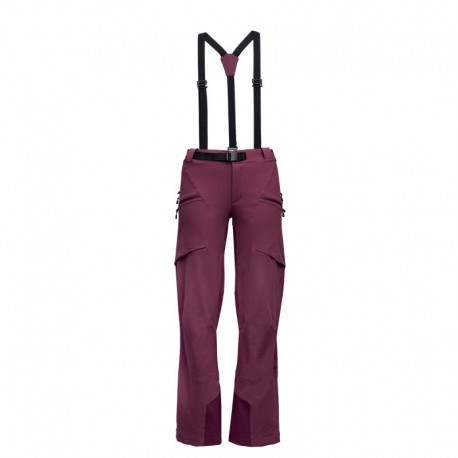 Women's ski pants Dawn Patrol Hybrid Pants Black Diamond - Blackberry