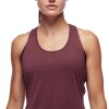 Camiseta de tirantes para mulleres Splitter Tank Black Diamond - Cherrywood-Carbon Stripe