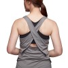 Camiseta de tirantes feminina Splitter Tank Black Diamond - Pewter-Steel Grey Stripe