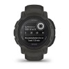Garmin Instinct 2 -kello - aurinko - grafiitti