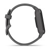 Garmin Venu Sq 2 kello - harmaa tummanharmaalla silikonirannekkeella - 010-02701-10