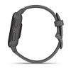 Garmin Venu Sq 2 kello - harmaa tummanharmaalla silikonirannekkeella - 010-02701-10