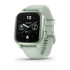 Garmin Venu Sq 2 -kello - Metallic Mint vedenvihreällä silikonirannekkeella - 010-02701-12