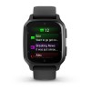 Venu Sq 2 Music Edition Garmin kello - harmaa mustalla silikonirannekkeella - 010-02700-10