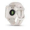 Venu Sq 2 Music Edition Garmin kello - Peach Gold ja norsunluunvärinen silikonihihna - 010-02700-11