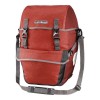 Par kovčkov Ortlieb Bike-Packer Plus - salsa - temni čili