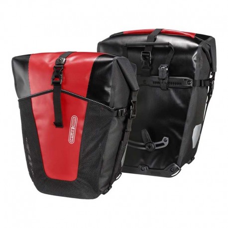 Par de bolsas para bicicleta Back-Roller Pro Classic Ortlieb - vermello - negro