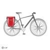 Para miejskich toreb rowerowych Back-Roller City Ortlieb - czerwono - czarna