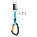 Pack 10 dégaines Djinn Steel Axess Petzl