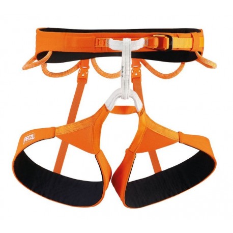 高性能クライミング ハーネス Hirundos Petzl - オレンジ