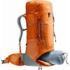 Mochila Deuter Aircontact Lite 40 + 10 - castanho-petróleo