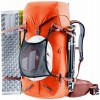Deuter Guide 32+8 SL マウンテン バックパック - パパイヤ レッドウッド