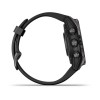 Fenix 7S Pro Garmin -kello - Sapphire Solar Edition, titaani, hiilenharmaa DLC mustalla hihnalla