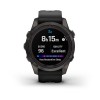 Fenix 7S Pro Garmin -kello - Sapphire Solar Edition, titaani, hiilenharmaa DLC mustalla hihnalla