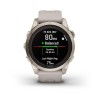 Fenix 7S Pro Garmin -kello - Sapphire Solar Edition, titaani, vaalea kulta, hiekkabeigellä rannekkeella vaalean kultaisella solj