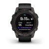 Fenix 7 Pro Garmin -kello - Sapphire Solar Edition, titaani, hiilenharmaa DLC mustalla hihnalla