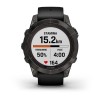 Fenix 7 Pro Garmin -kello - Sapphire Solar Edition, titaani, hiilenharmaa DLC mustalla hihnalla