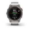 Fenix 7 Pro Garmin -kello - Sapphire Solar Edition, titaani, titaani harmaalla/oranssilla hihnalla
