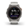 Fenix 7 Pro Garmin -kello - Sapphire Solar Edition, titaani, titaani harmaalla/oranssilla hihnalla