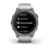 Fenix 7 Pro Garmin -kello - Sapphire Solar Edition, titaani, titaani harmaalla/oranssilla hihnalla