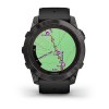 Fenix 7X Pro Garmin -kello - Sapphire Solar Edition, titaani, hiilenharmaa DLC mustalla hihnalla