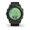 Fenix 7X Pro Garmin -kello - Sapphire Solar Edition, titaani, hiilenharmaa DLC mustalla hihnalla