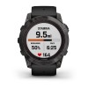 Fenix 7X Pro Garmin -kello - Sapphire Solar Edition, titaani, hiilenharmaa DLC mustalla hihnalla