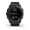 Fenix 7X Pro Garmin -kello - Sapphire Solar Edition, titaani, hiilenharmaa DLC mustalla hihnalla
