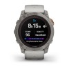 Fenix 7X Pro Garmin -kello - Sapphire Solar Edition, titaani, titaani harmaalla/oranssilla hihnalla