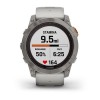 Fenix 7X Pro Garmin -kello - Sapphire Solar Edition, titaani, titaani harmaalla/oranssilla hihnalla