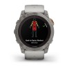 Fenix 7X Pro Garmin -kello - Sapphire Solar Edition, titaani, titaani harmaalla/oranssilla hihnalla