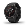 Garmin Epix Pro -kello - Sapphire Edition 47 mm, titaani, hiilenharmaa DLC mustalla hihnalla