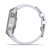 Garmin Epix Pro -kello - Sapphire Edition 47mm, titaani, hopea, valkoinen hihna