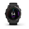 Garmin Epix Pro -kello - Sapphire Edition 51 mm, titaani, hiilenharmaa DLC mustalla hihnalla