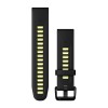 Garmin Fenix 7 Pro QuickFit 20 Band - silikoni, musta/keltainen