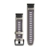 Garmin Fenix 7 Pro QuickFit 20 Band - silikoni, hiekka/violetti