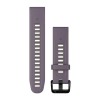 Garmin Fenix 7 Pro QuickFit 20 Band - silikoni, violetti/hiekka