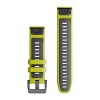 Garmin Fenix 7 Pro QuickFit 22 Band - silikoni, keltainen/grafiitti