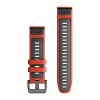 Garmin Fenix 7 Pro QuickFit 22 Band - silikoni, tulipunainen/grafiitti