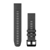 Rannekoru QuickFit 22 Fenix 7 Pro Garmin - silikoni, grafiitti