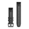 Rannekoru QuickFit 22 Fenix 7 Pro Garmin - silikoni, grafiitti