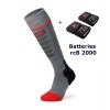 Uppvärmda skidstrumpor Heat Sock 5.1 tåhätta Lenz - Slim Fit - rcB2000