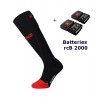 Lenz Heat Sock 6.1 tåhätta uppvärmda strumpor med lång autonomi batteripack rcB2000