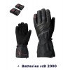Urban Line Lenz Heat Glove 6.0 extra tunna läderuppvärmda handskar med rcB 2000 batteripaket