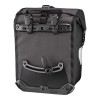 Pair of Ortlieb Sport-Roller Plus gravel panniers - granite - black